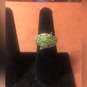 SZ 7.25 14K YG Cocktail Ring